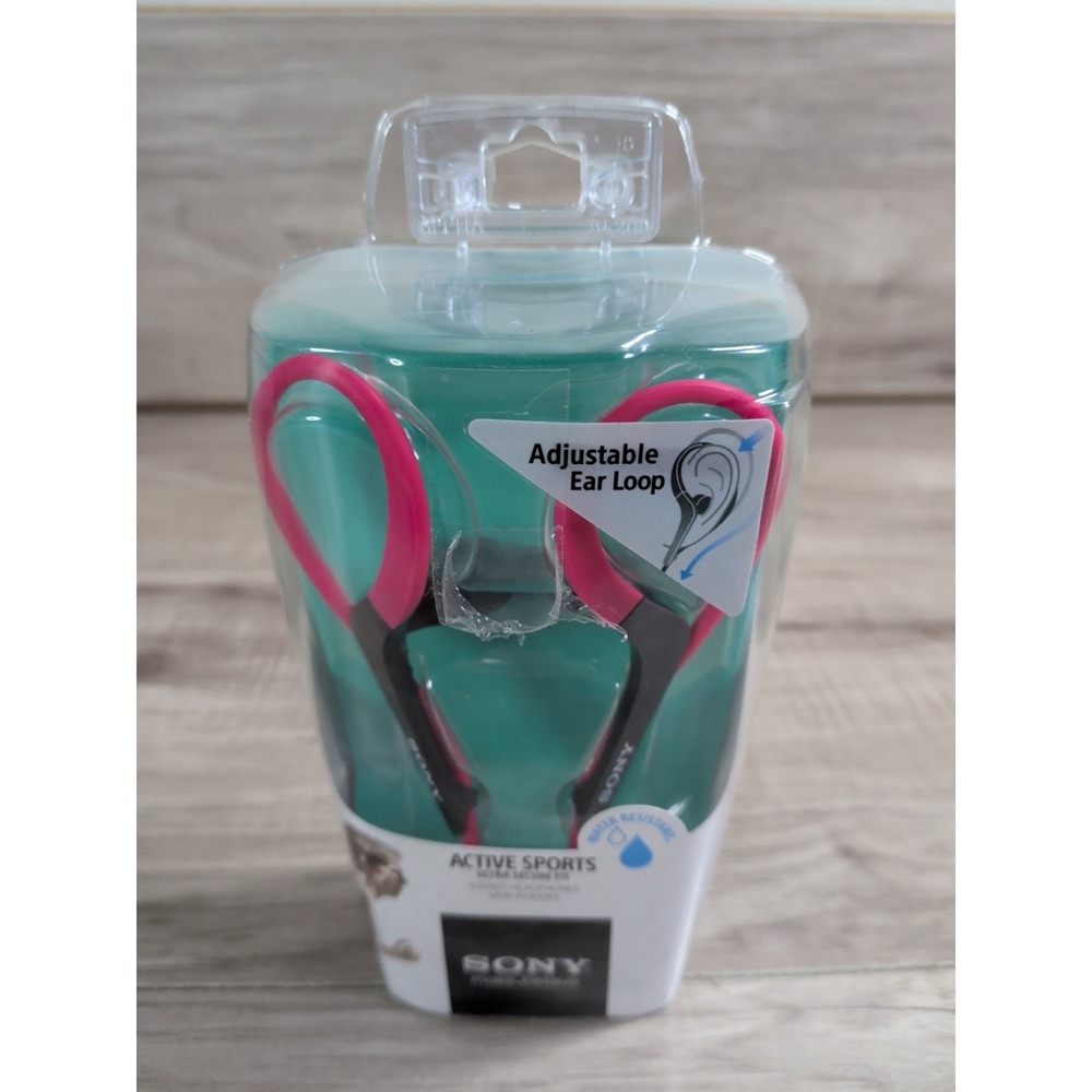 Sony Active Sports Secure Fit Stereo Headphones MDR-AS400EX - Water Resistant